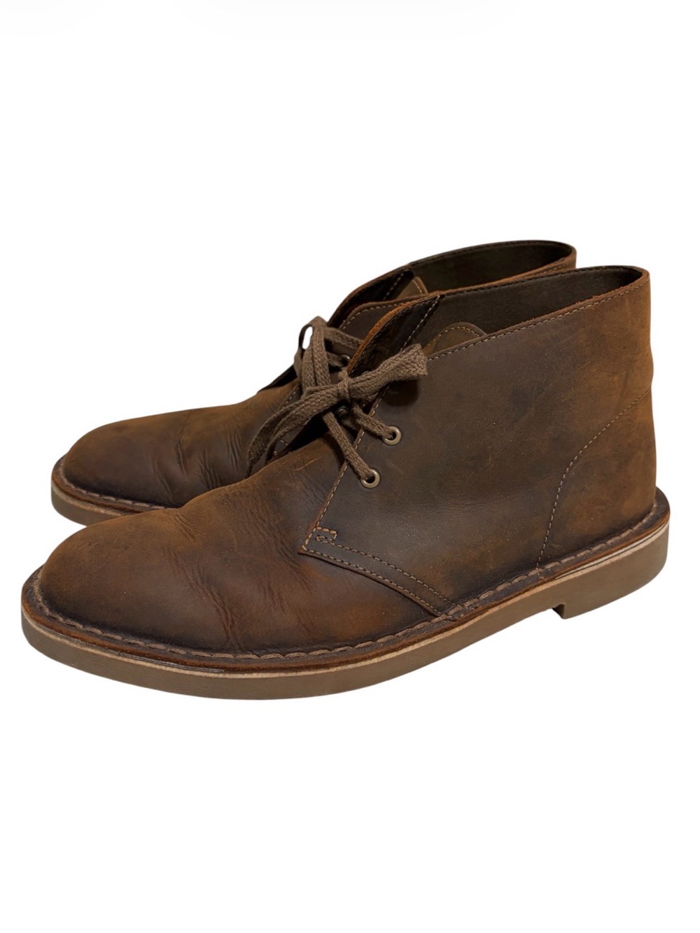 Clark’s Originals Bushacre Brown Leather Chukka Boot Size 8.5